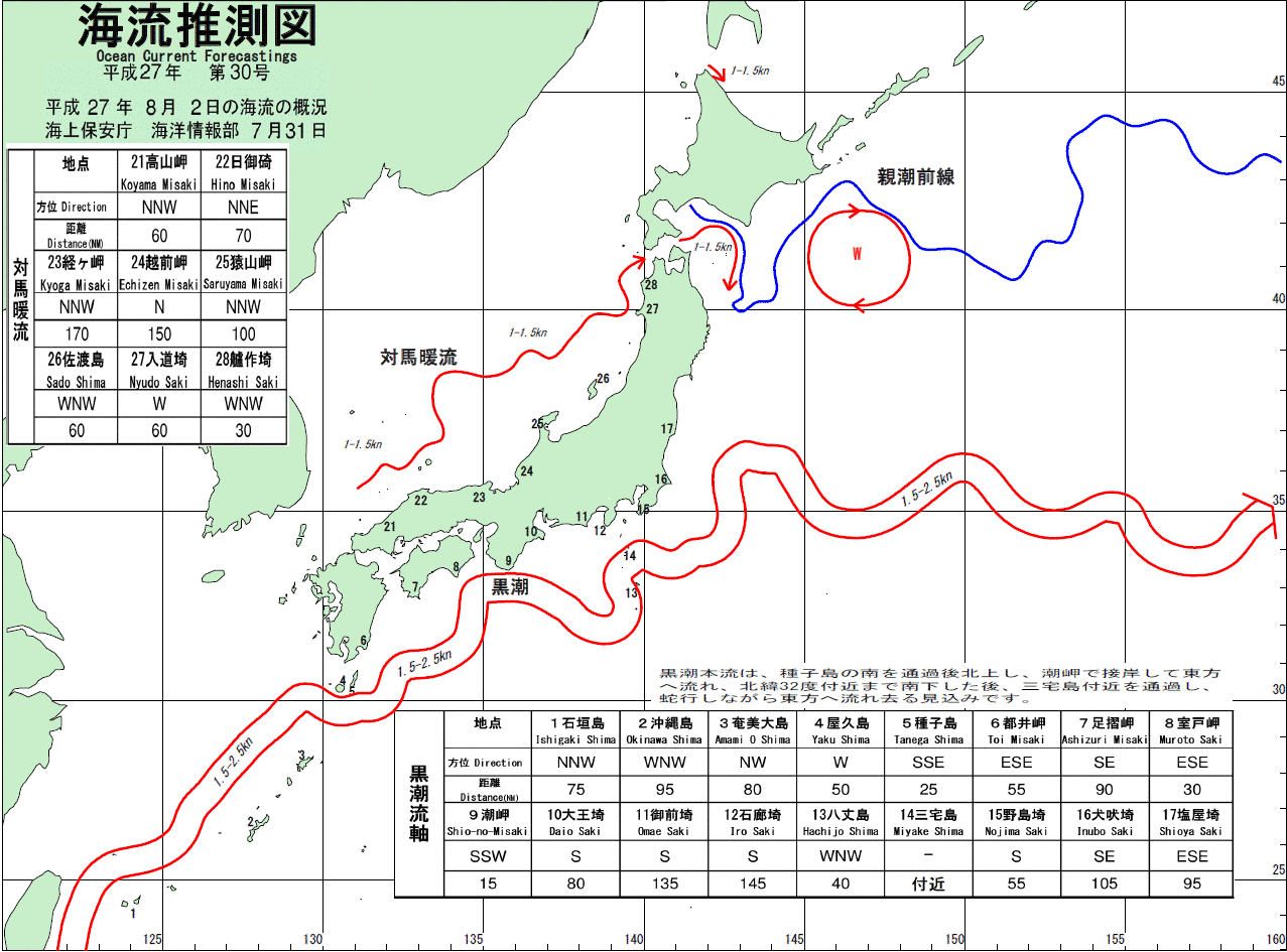 海流推測図