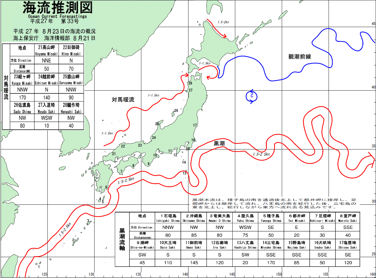 海流推測図