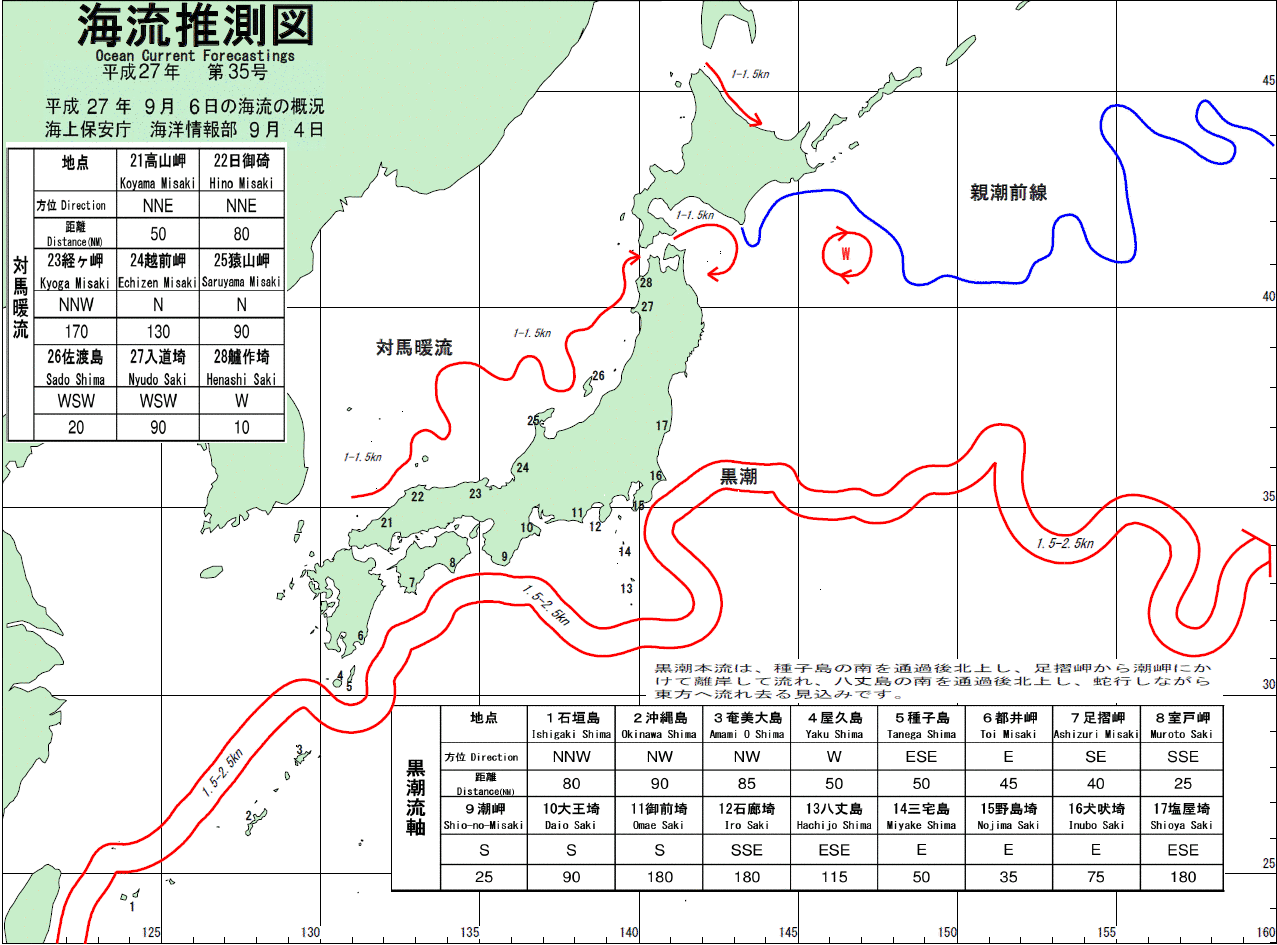 海流推測図