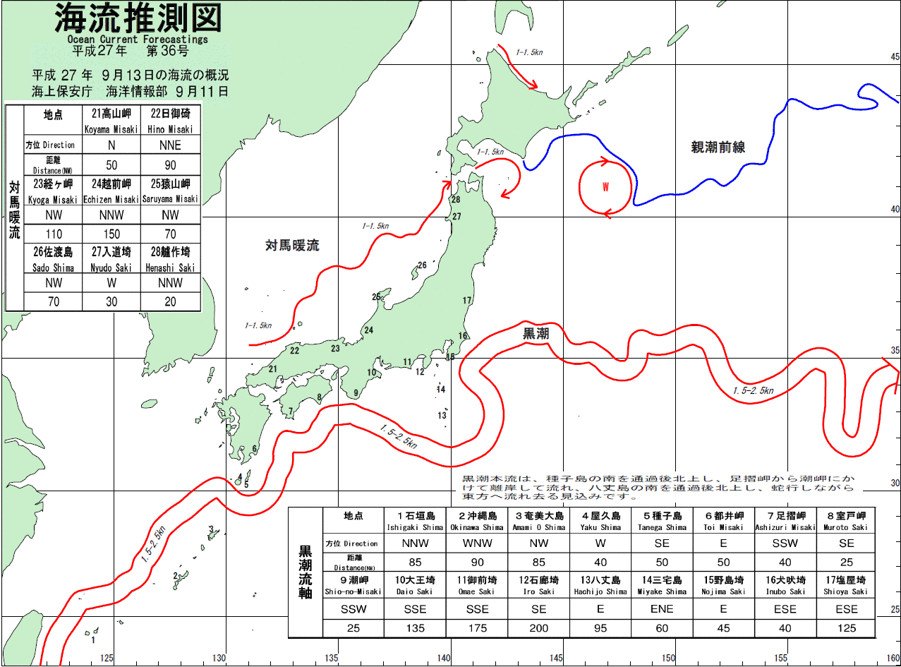 海流推測図