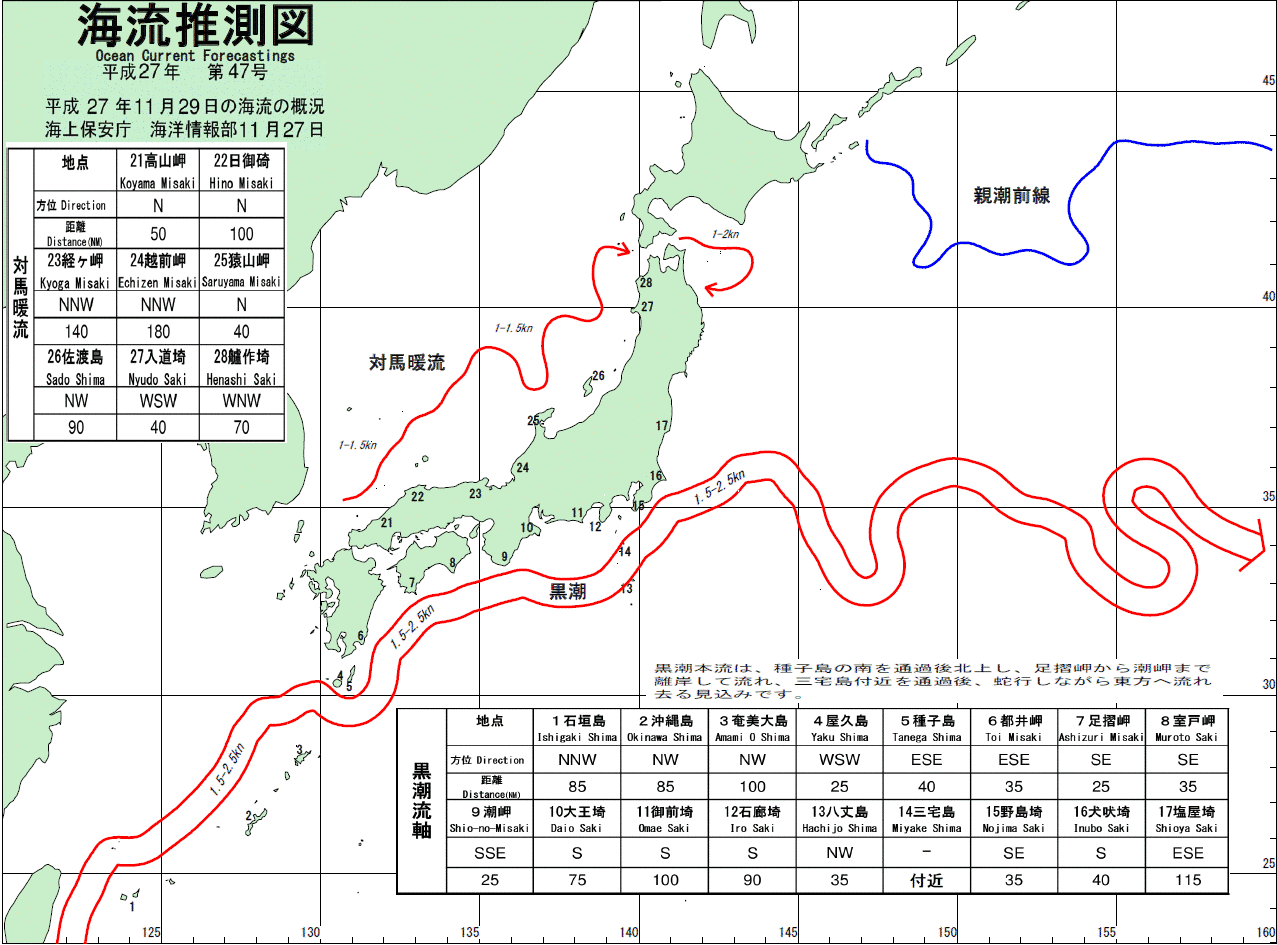 海流推測図