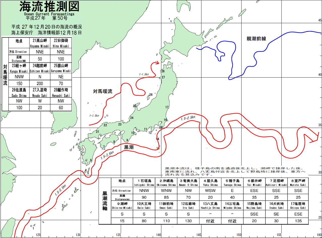 海流推測図