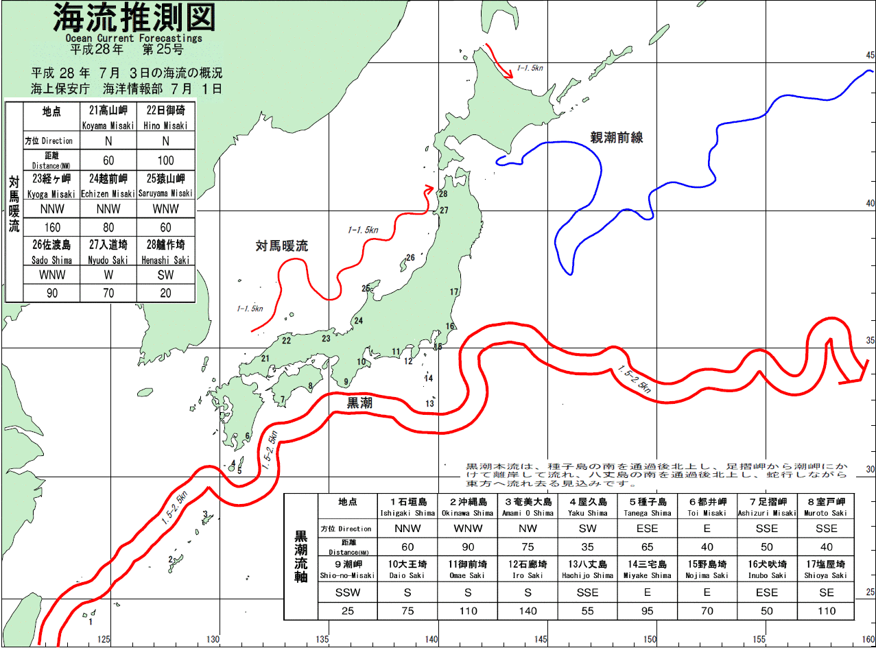 海流推測図