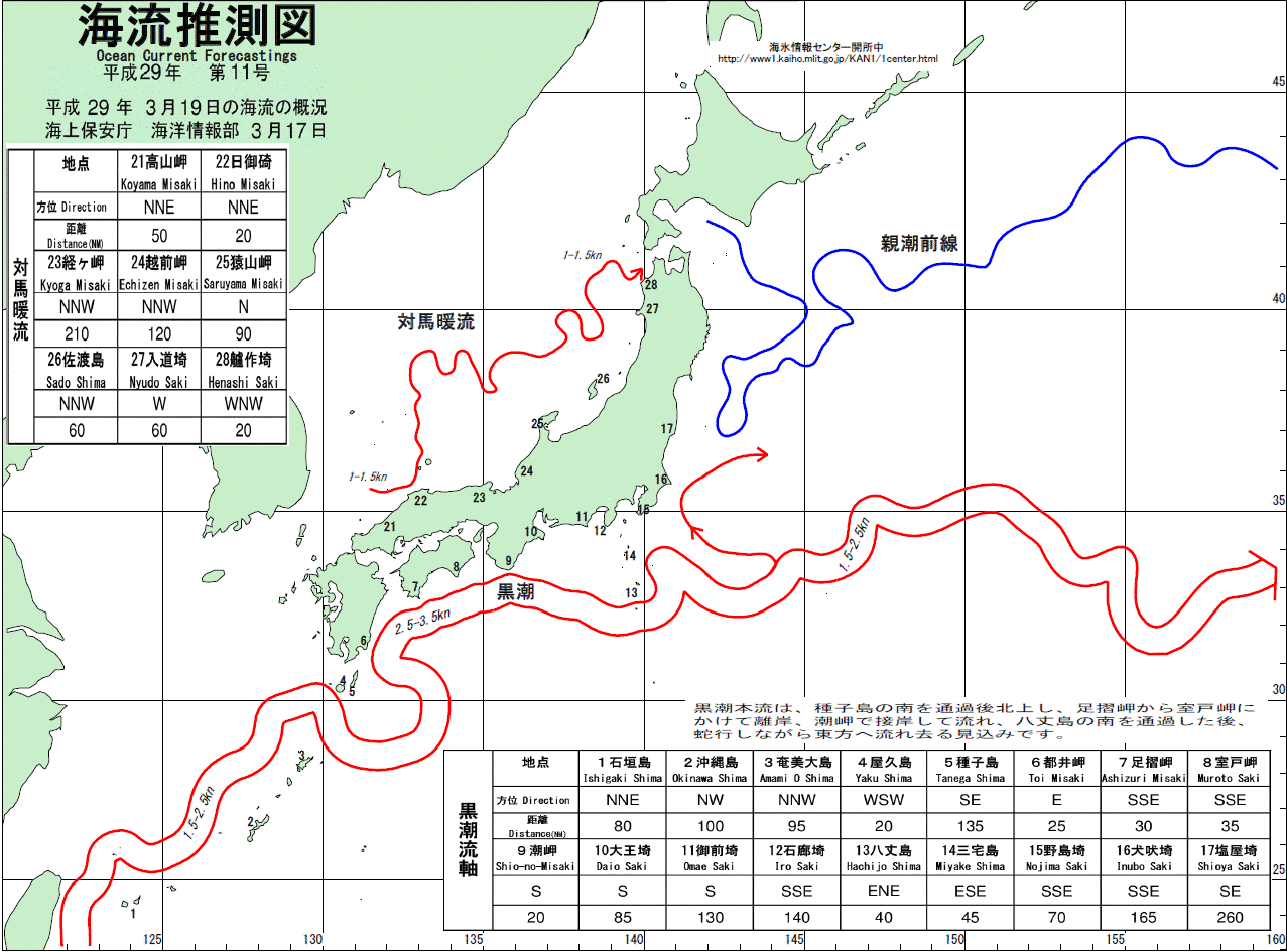 海流推測図