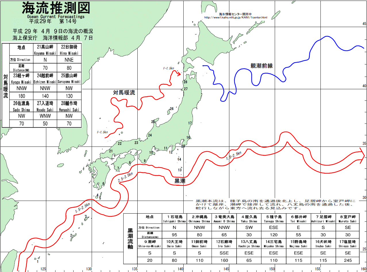 海流推測図