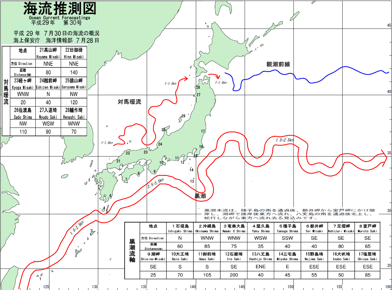 海流推測図