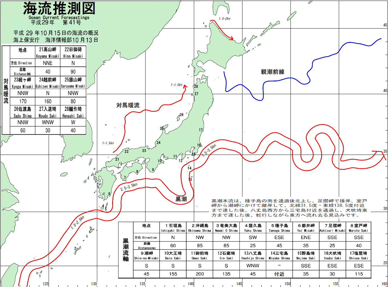 海流推測図