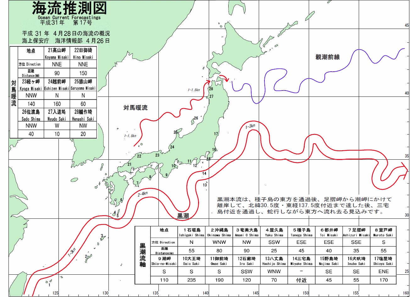 海流推測図