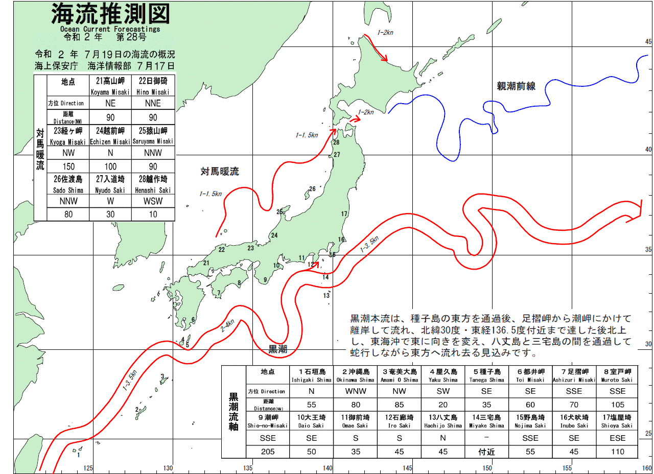 海流推測図