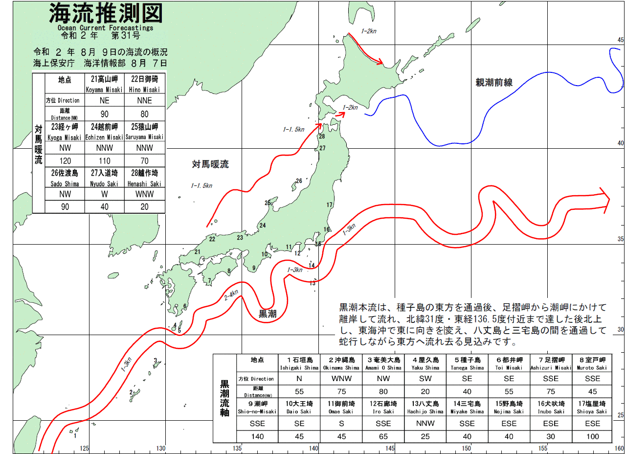 海流推測図