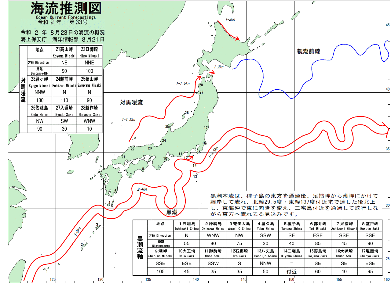 海流推測図