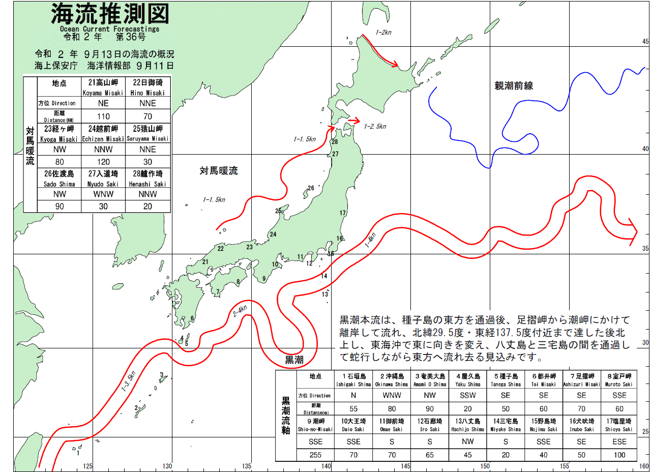 海流推測図