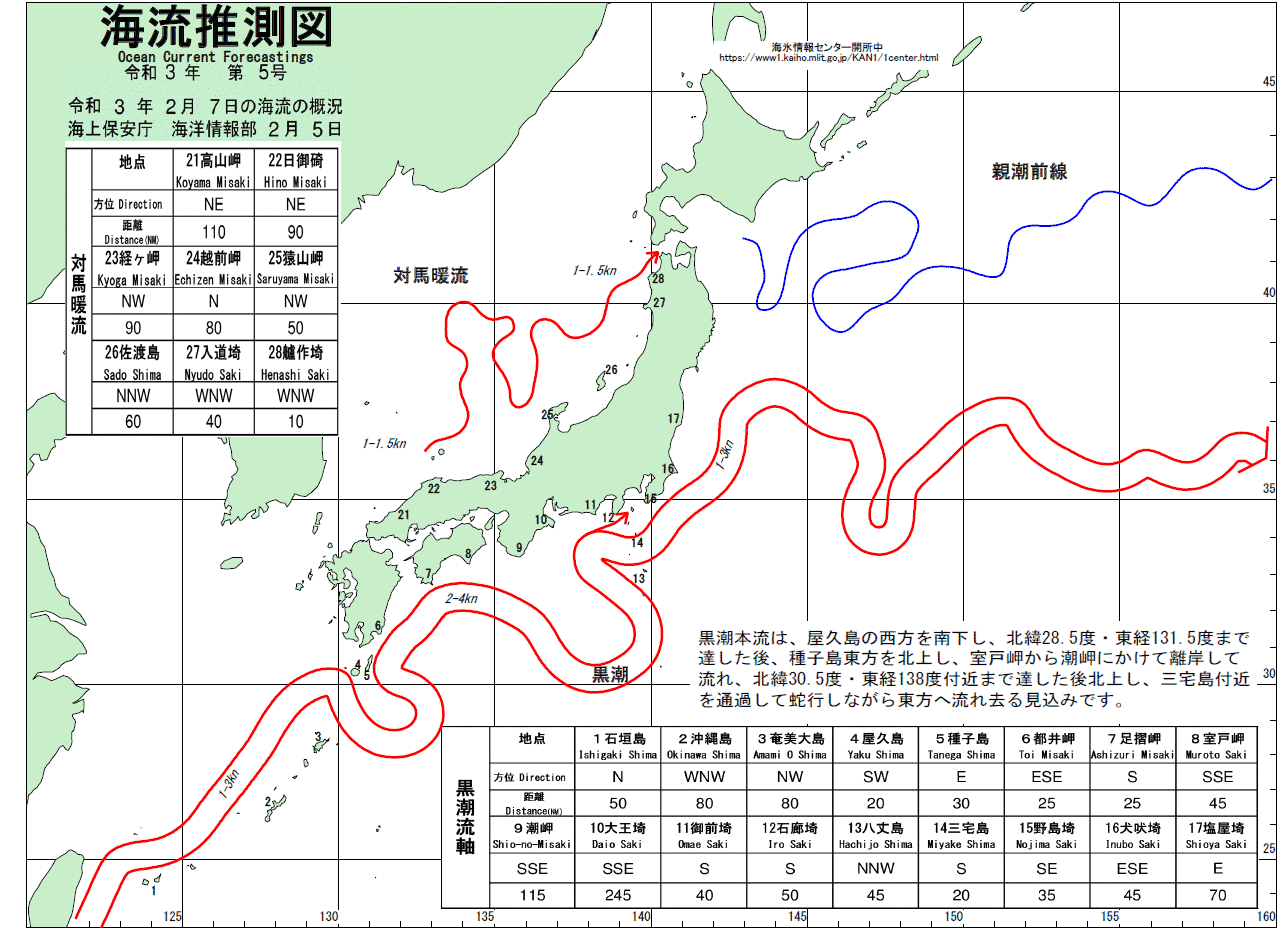 海流推測図