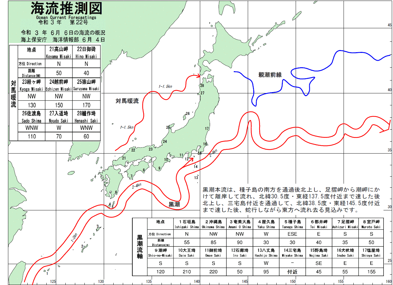 海流推測図