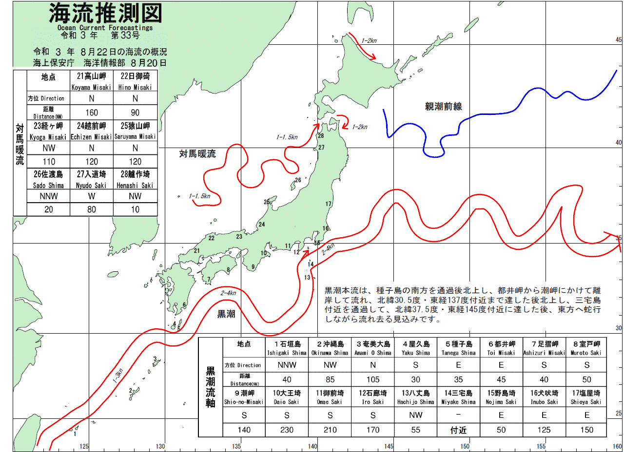 海流推測図