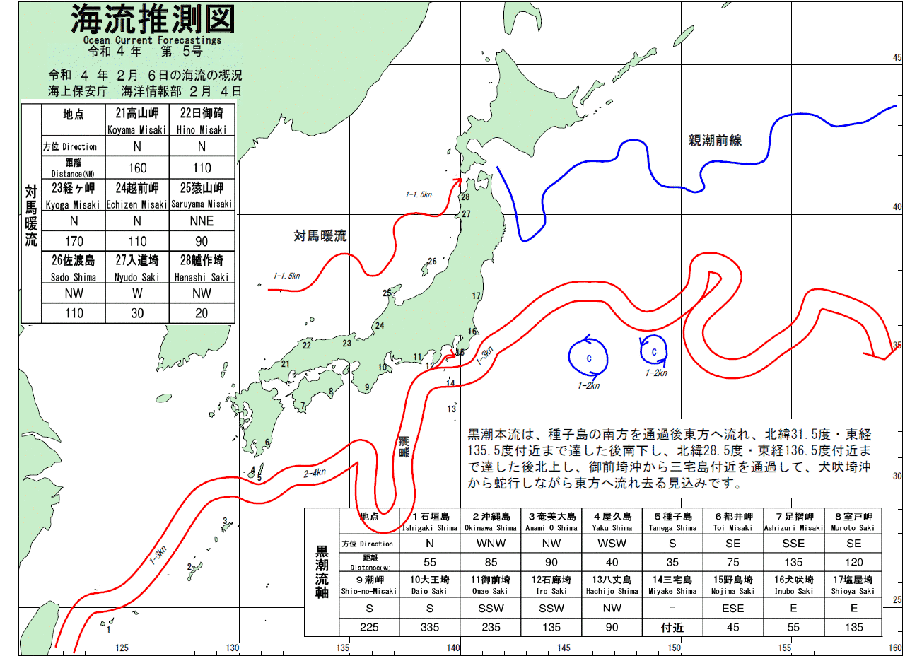 海流推測図