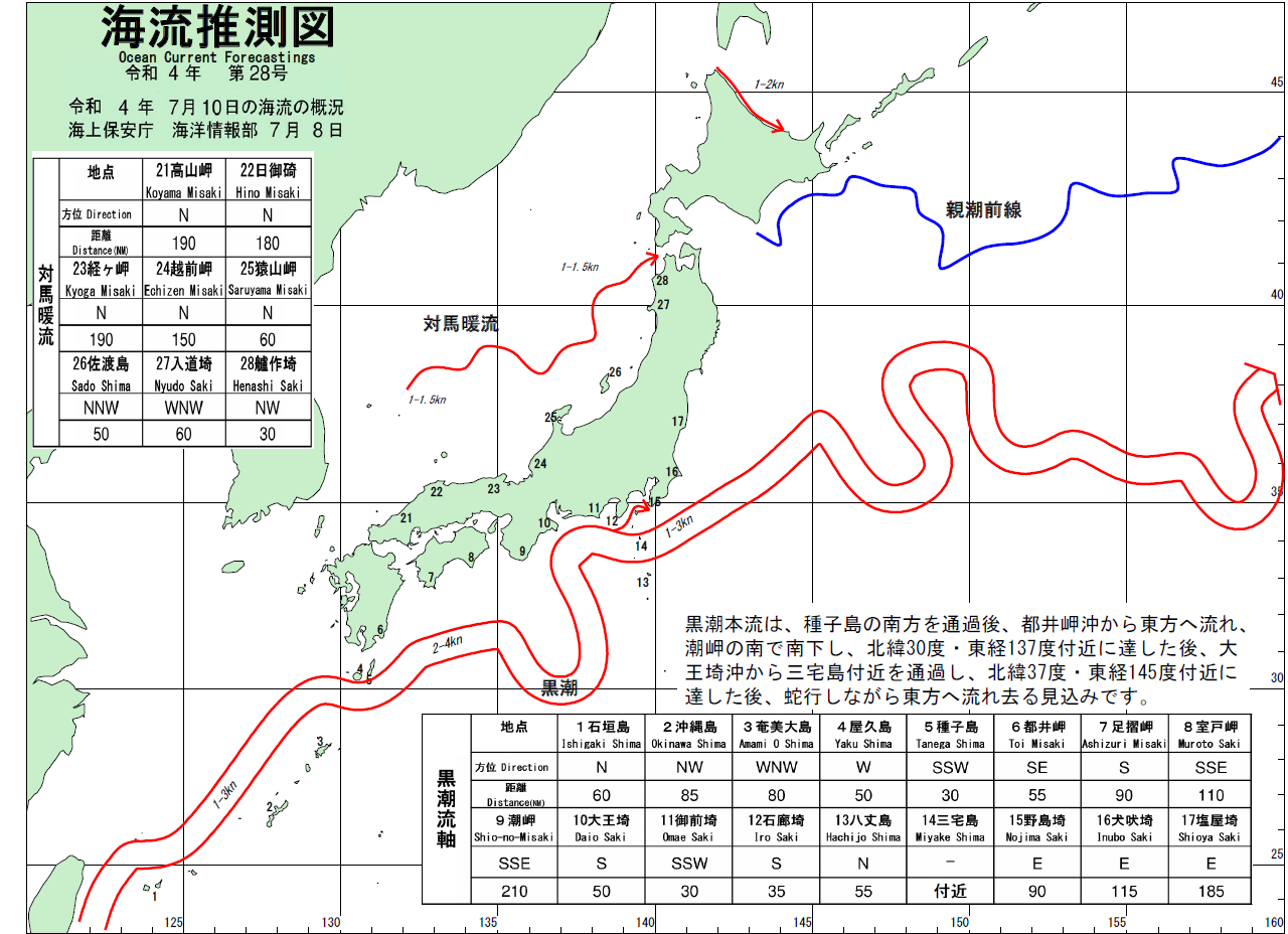 海流推測図