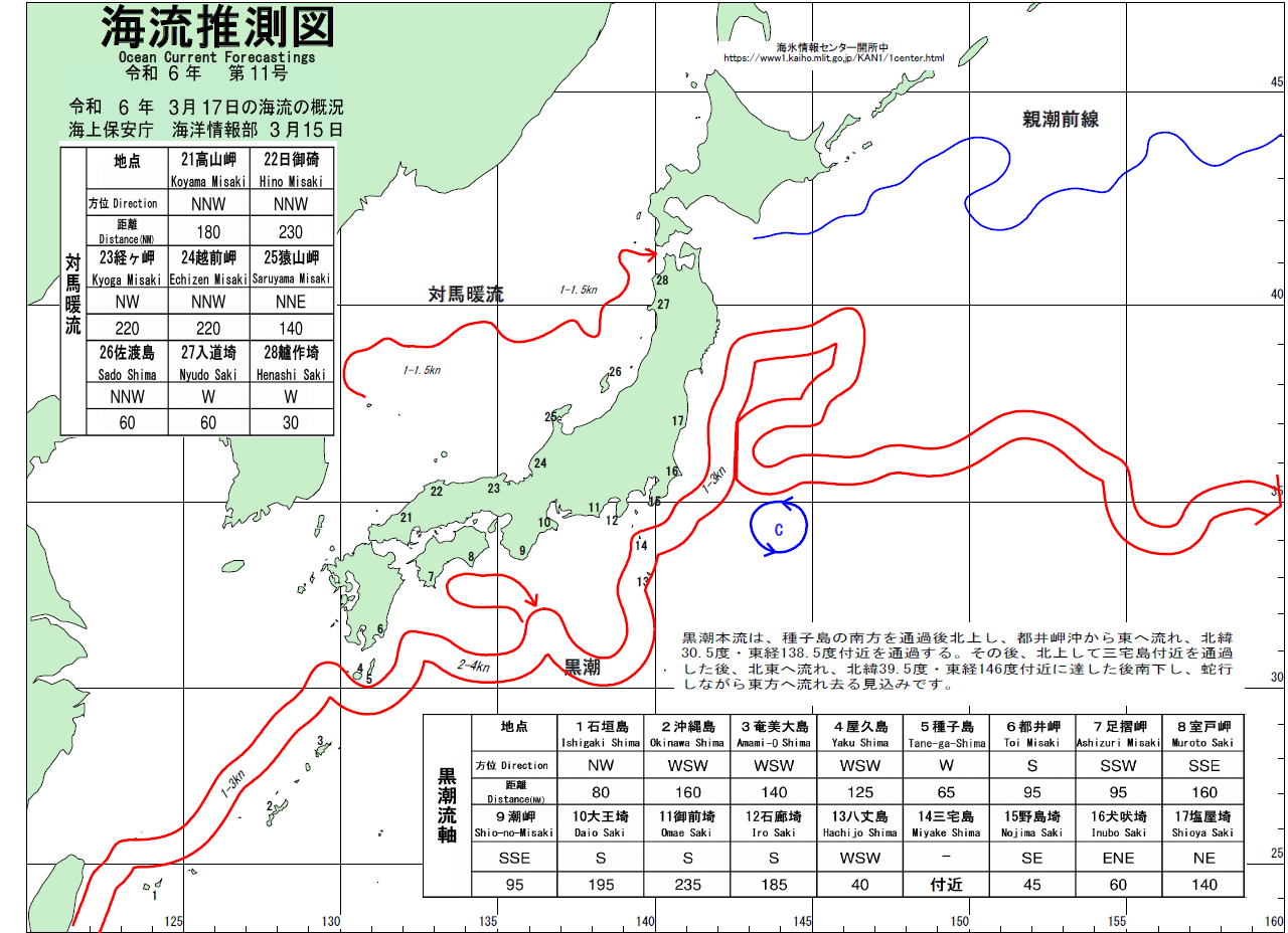 海流推測図